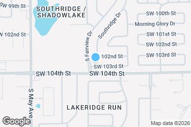 Map image of the property - 2621 SW 103rd St