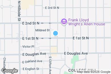 Map image of the property - 3626 East 1st Street North