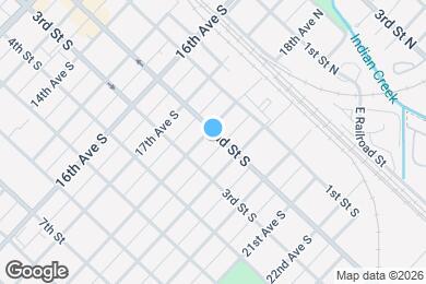 Map image of the property - 204 18th Ave S