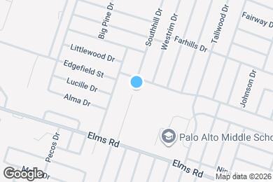 Map image of the property - 3500 Dustin Ct