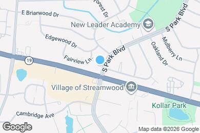 Map image of the property - 1020 S Park Blvd