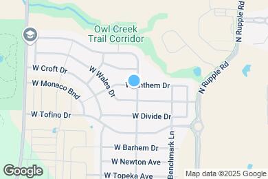 Map image of the property - 4405 W Anthem Dr