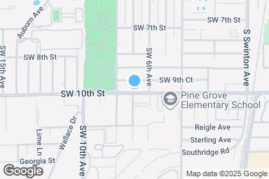 Map image of the property - 623 SW 10th St