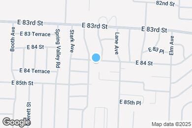 Map image of the property - 8903 E 84 St