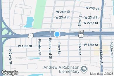 Map image of the property - 405 W 19th St