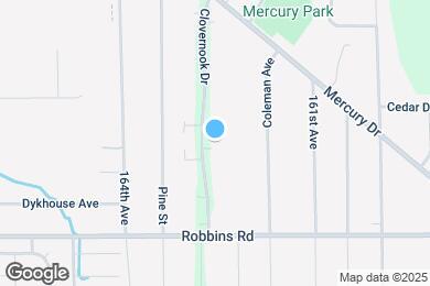 Map image of the property - 15326 Clovernook Dr