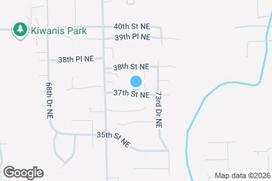 Map image of the property - 3705 72nd Ave NE