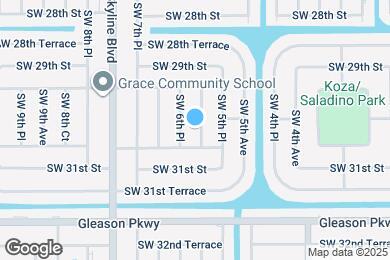 Map image of the property - 3008 SW 6th Ave