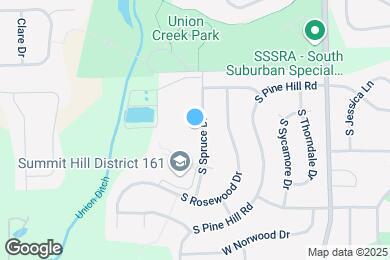 Map image of the property - 19962 S Spruce Dr