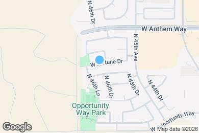 Map image of the property - 4621 W Fortune Dr
