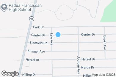 Map image of the property - 3415 Center Dr