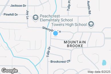 Map image of the property - 4059 Brookcrest Cir