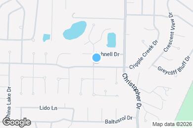 Map image of the property - 2545 Cripple Creek Dr