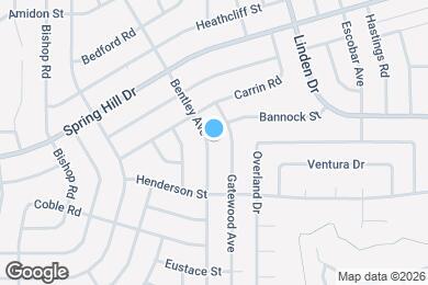 Map image of the property - 1332 Bentley Ave