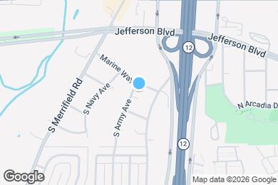 Map image of the property - 112 S Army Ave