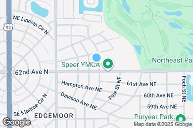 Map image of the property - 6220 Pershing St NE