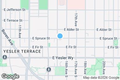 Map image of the property - 1503 E Spruce St