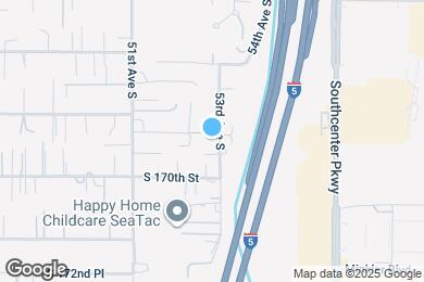 Map image of the property - 16807 53rd Ave S