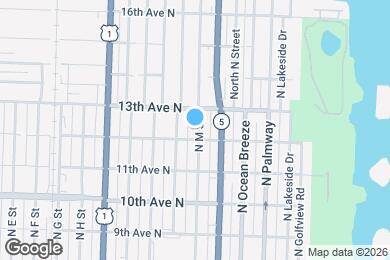 Map image of the property - 1209 N M St