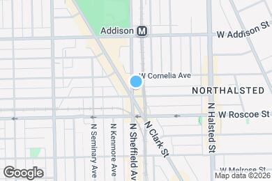 Map image of the property - 3439 N Sheffield Ave