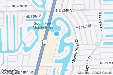 Map image of the property - 2409 NE 22nd Terrace