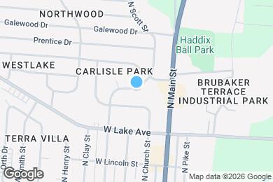 Map image of the property - 524 N Scott St