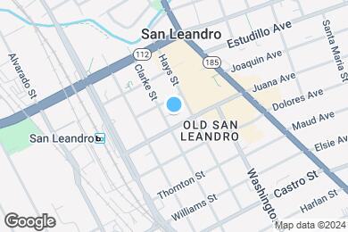 Map image of the property - San Leandro Senior Living