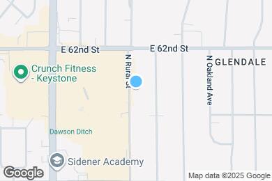 Map image of the property - 6105 N Rural St