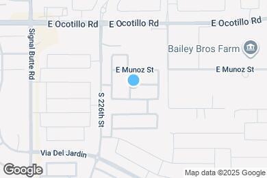 Map image of the property - 22697 E Tierra Grande