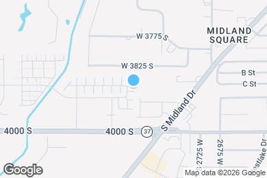 Map image of the property - 2914 W 3885 S