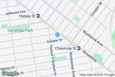 Map image of the property - 741 Decatur St
