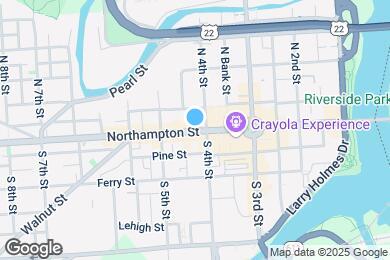 Map image of the property - 421 Northampton St
