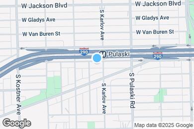 Map image of the property - 4111 W Harrison St