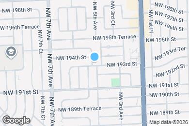 Map image of the property - 19301 NW 5th Ct