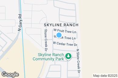 Map image of the property - 931 W Oak Tree Ln