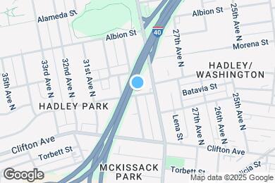 Map image of the property - 2812 Batavia St