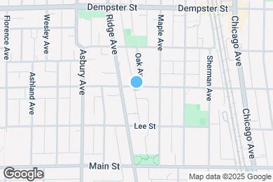 Map image of the property - 1028 Greenleaf St