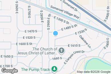 Map image of the property - 2965 E 1530 S