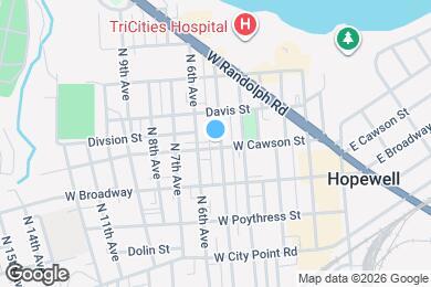 Map image of the property - 400 N 5th Ave
