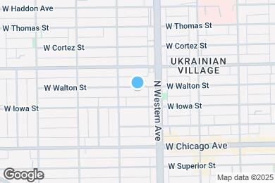 Map image of the property - 2431 W Walton St