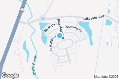 Map image of the property - 104 Parkside Blvd