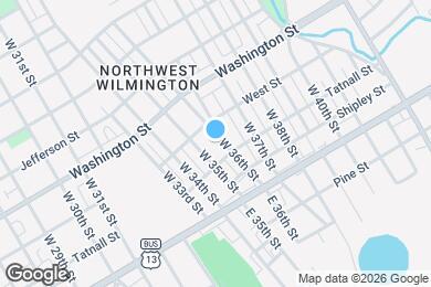Map image of the property - 104 W 36th St