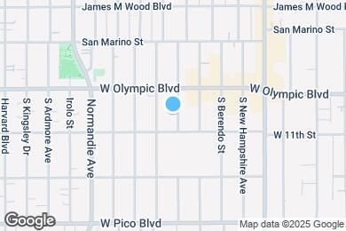 Map image of the property - 1037 Dewey Ave