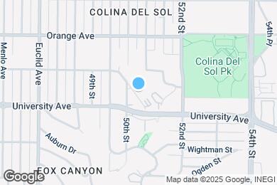 Map image of the property - 4041 Oakcrest Dr