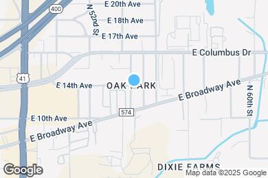 Map image of the property - 5401 E 14th Ave