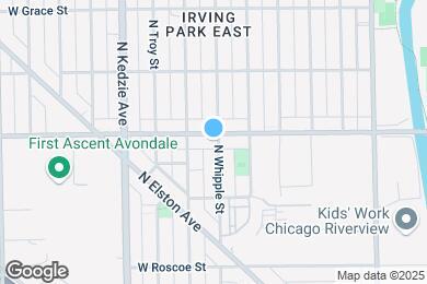 Map image of the property - 3035 W Addison St