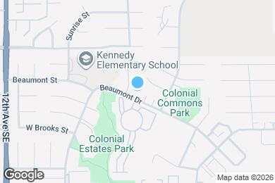 Map image of the property - 1705 Beaumont Dr