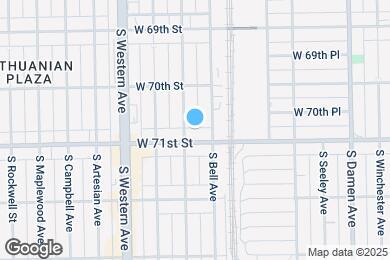 Map image of the property - 7045 S Oakley Ave