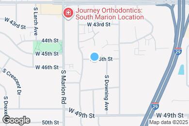 Map image of the property - 5105-5105 W 45th St