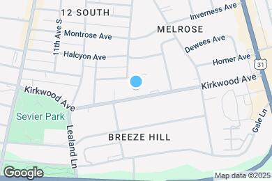 Map image of the property - 868 Kirkwood Ave